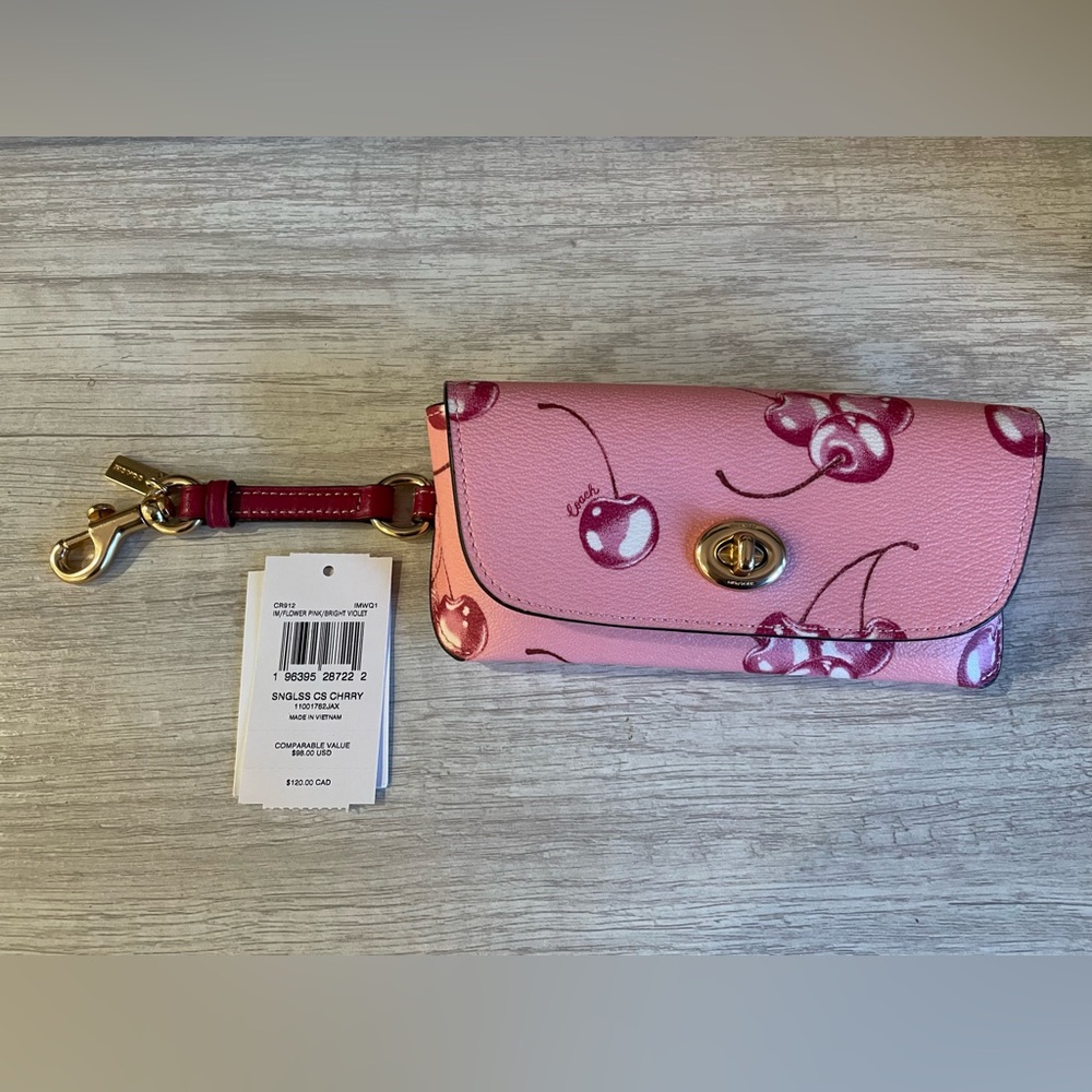 Coach Cherry Sunglasses Case